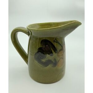 Vintage 1960s Los Angeles Potteries #34 Pitcher Avocado Green - Mid Century